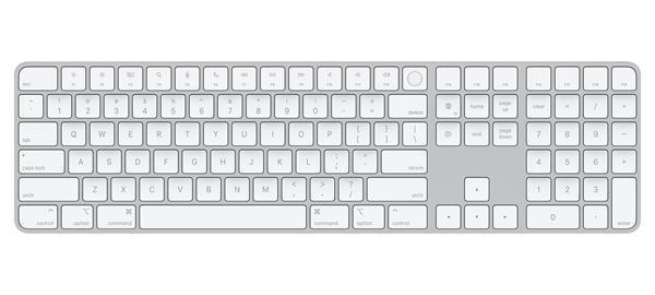Apple Magic Keyboard s Touch ID a Numerickou klávesnicou - S