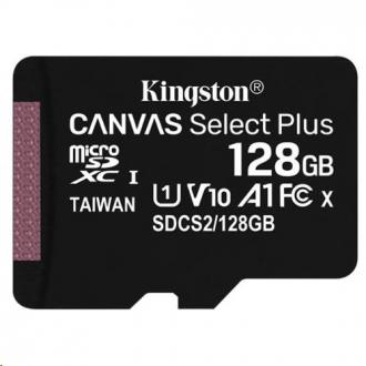 128 GB . microSDHC karta Kingston Canvas Select Plus Class 1