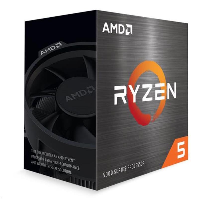 AMD, Ryzen 5 5600X, Processor BOX, soc. AM4, 65W, s Wraith S