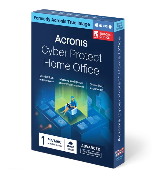 Acronis Cyber Protect Home Office Advanced 1 Computer + 500