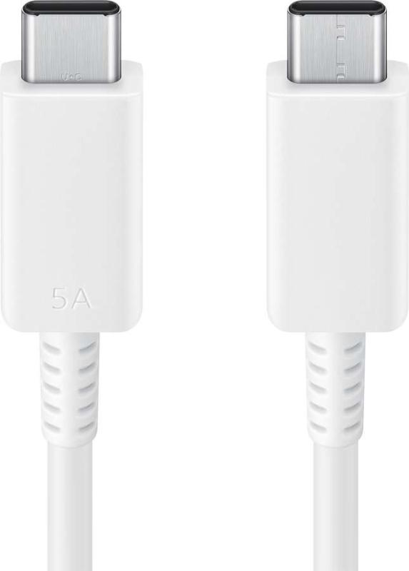 Samsung USB-C kábel, 5A, 1,8m, biely