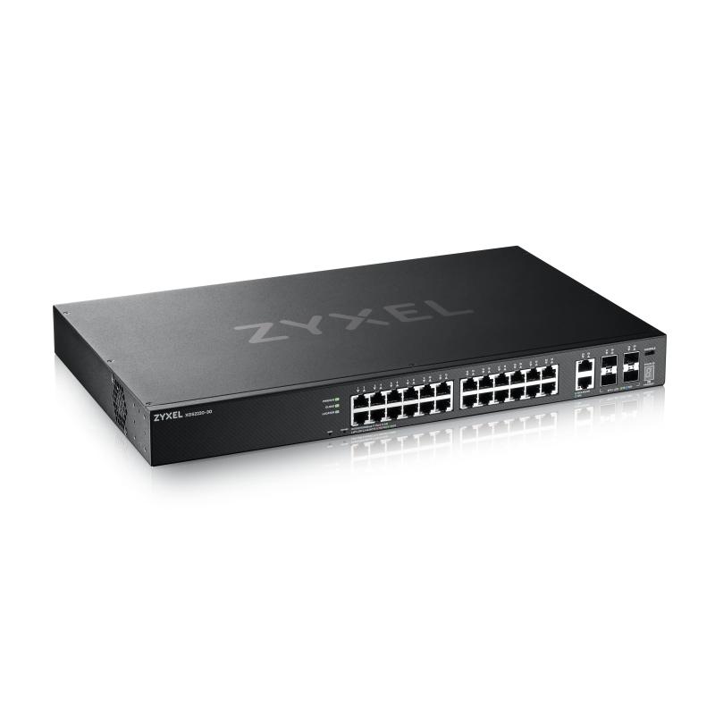 ZyXEL XGS2220-30, L3 Access Switch, 24x1G RJ45 2x10mG RJ45,