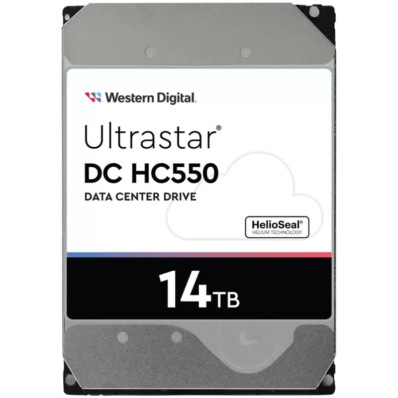 Western Digital Ultrastar DC HC550 (3.5’’, 14TB, 512MB, 7200
