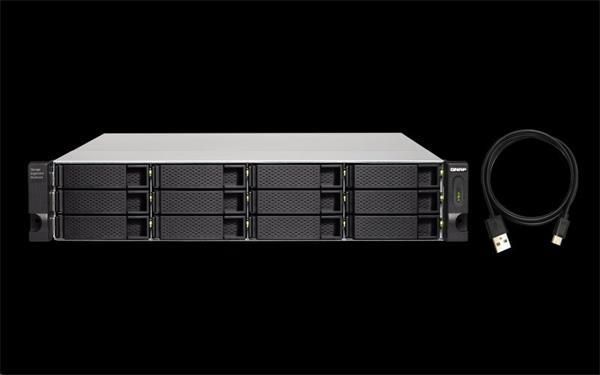 QNAP™ TL-R1200C-RP, 12-bay NAS  JBOD storage enclosure 2U re