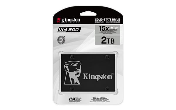 Kingston 2 TB SSD KC600 Series SATA3, 2.5" (7 mm) ( r550 MB/