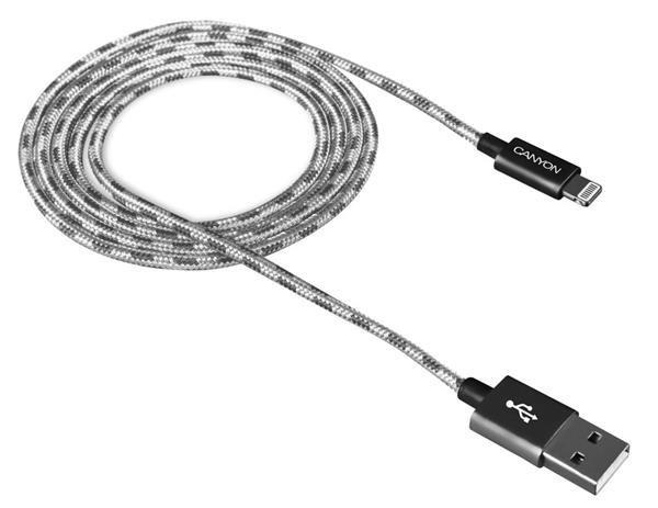 Canyon CFI-3, 1m kábel Lightning/USB, bez Apple certifikácie