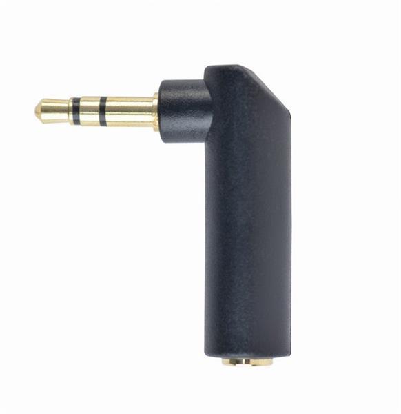 Gembird adaptér 1 x 3.5 mm 4-pin miniJack (M) na audio 90°za