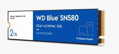 WD Blue SN580 2TB SSD PCIe Gen4 NVMe 1.4b, M.2 2280, ( r4150