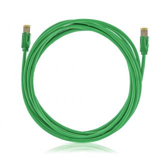 OEM patch kábel Cat.6A, SFTP, LS0H - 10m, zelený