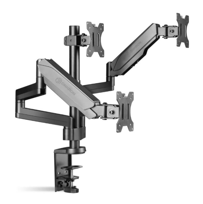 ONKRON Triple Monitor Desk Mount Stand for 13-32-Inch LCD LE
