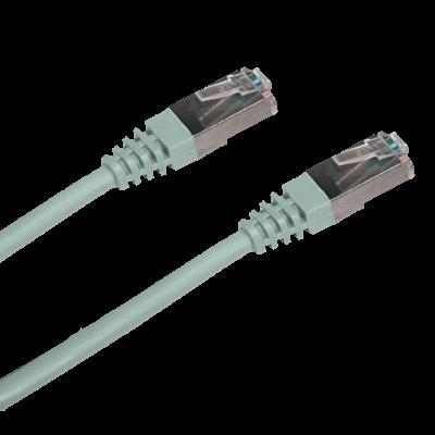 CNS patch kábel Cat6A, SFTP, LSOH, 3m, šedý