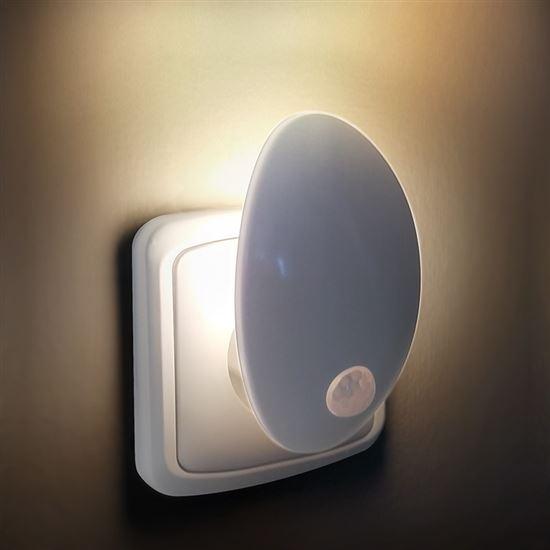 Solight Nočné LED svetielko s pohybovým a svetelným sensorom