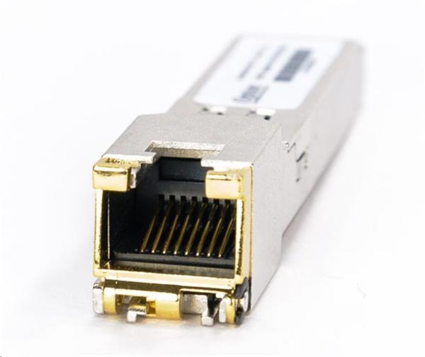 SFP+ transceiver 10Gbps, 10GBASE-T, do 80m (CAT 6A či 7), RJ