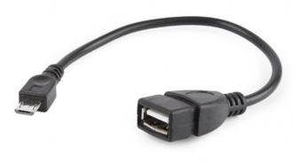 Gembird USB OTG AF to Micro BM cable, 0.15 m