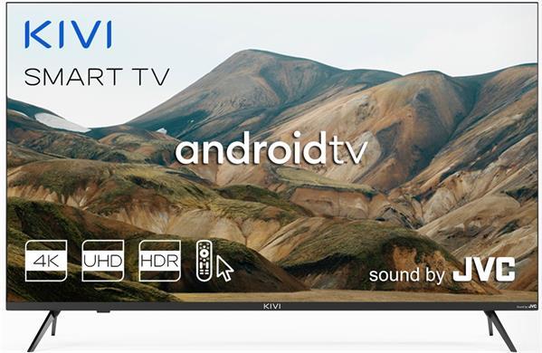 KIVI TV 50U740NB, 50" (127 cm), UHD, Google Android TV, Blac