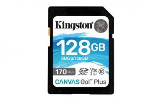 128 GB .SDXC karta Kingston . Canvas Go Plus