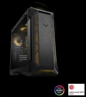 ASUS TUF Gaming GT501 case EATX Black, AURA LED fan