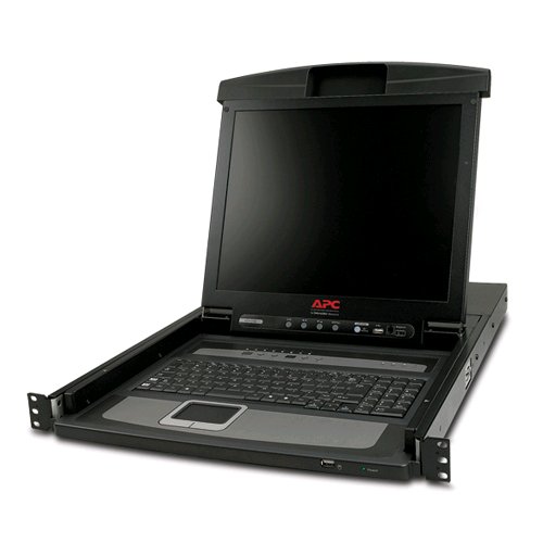 17" Rack LCD Console with Integrated 8 Port Analog KVM Switc