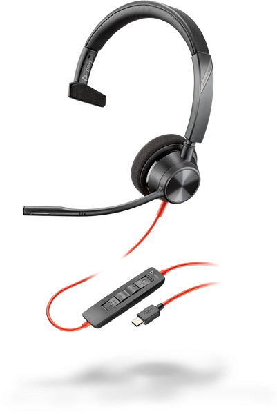 Plantronics BLACKWIRE 3310-M headset Mono, USB-C