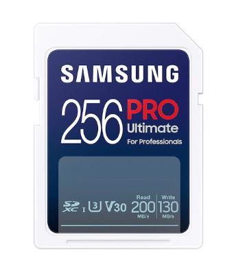 256 GB . SDXC karta Samsung PRO ULTIMATE Class 10 (U3 V30),
