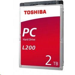 Toshiba HDD Mobile  L200, 2TB 5400rpm, 128 MB, SATA 3Gb/s, 2