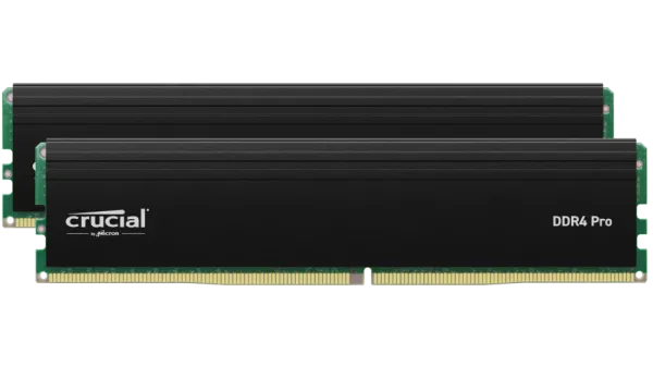 Crucial Pro 64GB Kit (2x32GB) DDR4 3200MHz UDIMM CL22 (16Gbi