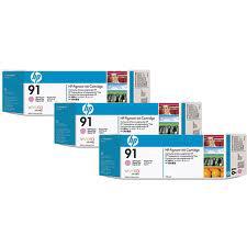 HP 91 3-pack Magenta Ink Cartridges