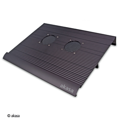 AKASA AK-NBC-02B chladič pre notebook do 17", čierny