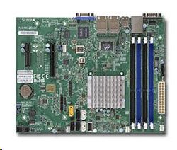 Supermicro  uATX MB Atom C2758 8-core (20W TDP), 4x DDR3 ECC