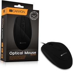 Canyon CNE-CMS1, optická myš, USB, 800 dpi, 3 talč, čierna