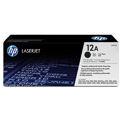 Originál toner cartridge HP LaserJet Q2612A Black