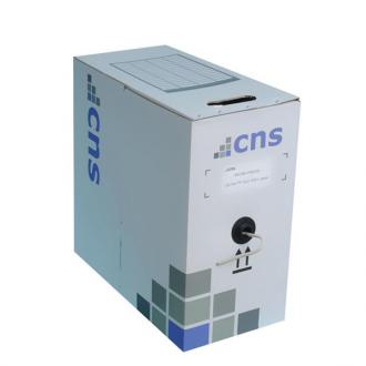 CNS kabel FTP, Cat5E, drát, LSOH, Eca, box 305m - šedá