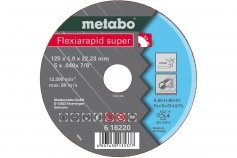 Metabo Flexiarapid super 115x1,0x22,2 Inox