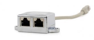 Gembird adaptér - LAN port combiner/splitter (PC + PC), FTP