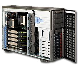 Supermicro Server AS-4021GA-62R+F Tower (rack 4U) 4x GPU 2x