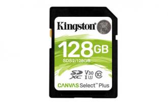128 GB . microSDHC karta Kingston Canvas Select Plus SD Clas
