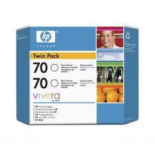 HP 70 2-pack Gloss Enhancer Ink Cartridges