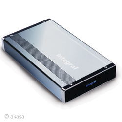 Externý box pre 3,5" HDD . USB 2.0 .. SILVER . AKASA