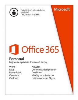 Office 365 Personal 32/64 All Languages, 1 Year - ESD