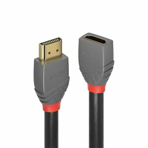 Lindy kábel HDMI M/F 2m, High Speed+Eth, 4K@60Hz, HDMI 2.0,
