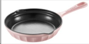 BUYDEEM Liatinová panvica 21 cm, model CP542, Farba ružová