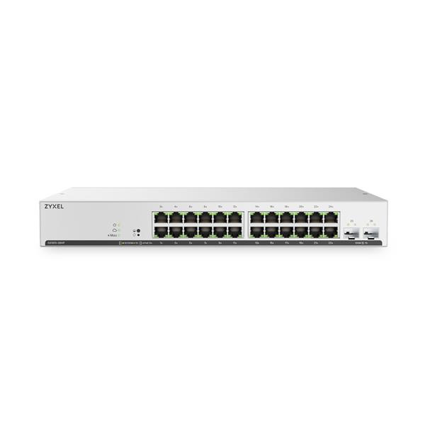 Zyxel GS1915-26HPv2, 26 Port, 24x GbE PoE, 180W 802.3at, 2x
