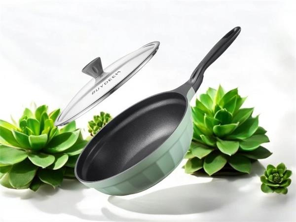 BUYDEEM Hliníková nepriľnavá panvica 30 cm, model CP102, far