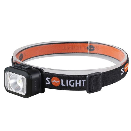 Solight LED čelové nabíjacia svietidlo, 170lm, teplé+studené