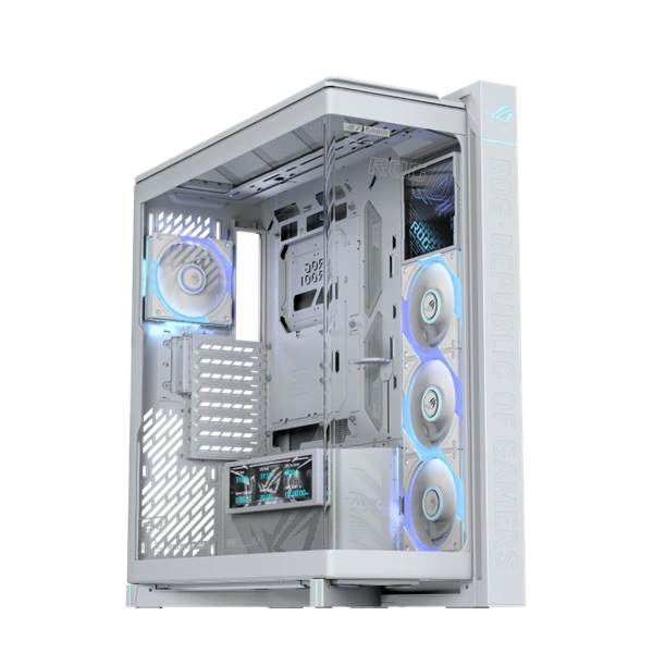 ASUS ROG CRONOX GR801 CURVE TG ARGB WHITE skrinka E-ATX biel