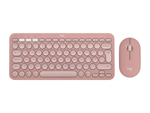 Logitech® Pebble 2 Combo - TONAL ROSE - US INT'L - 2.4GHZ/BT