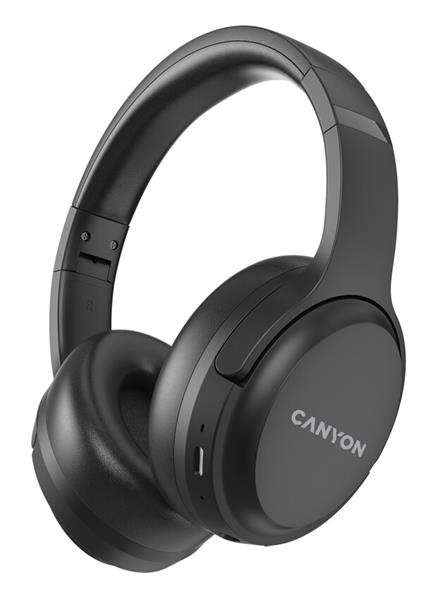 Canyon BTHS-5, OnRiff 5 Bluetooth bezdrôtové slúchadlá, USB-
