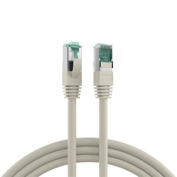 EFB S/FTP Patchkábel LSOH 50m, cat.6a, sivý Cu