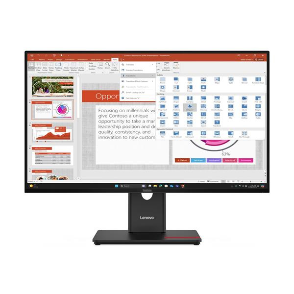 Lenovo T27-40 27" 1920x1080 1500:1 300cd 4ms HDMI+DP+USB+USB