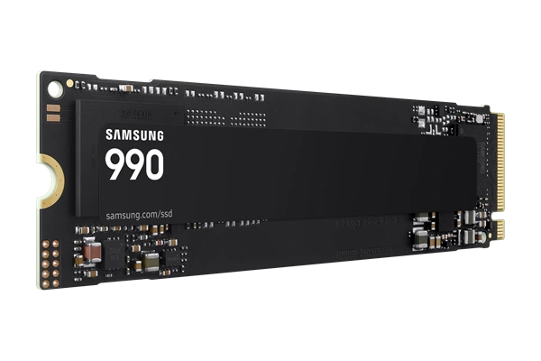 Samsung SSD 990 Series 2TB M.2 PCIe, r7250MB/s, w6450MB/s